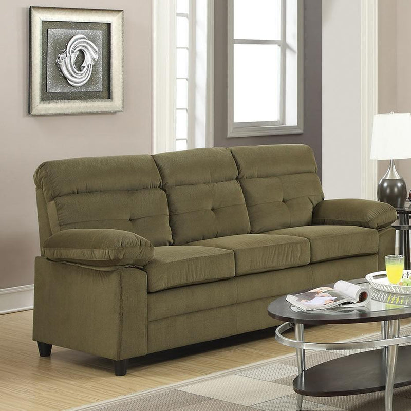 Acme Furniture Alicia Stationary Fabric Sofa 51360 IMAGE 1