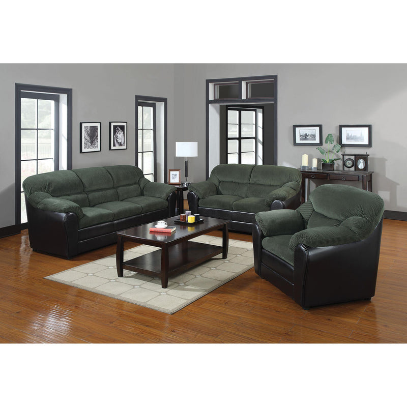 Acme Furniture Connell Stationary Fabric Sofa 15955 IMAGE 2