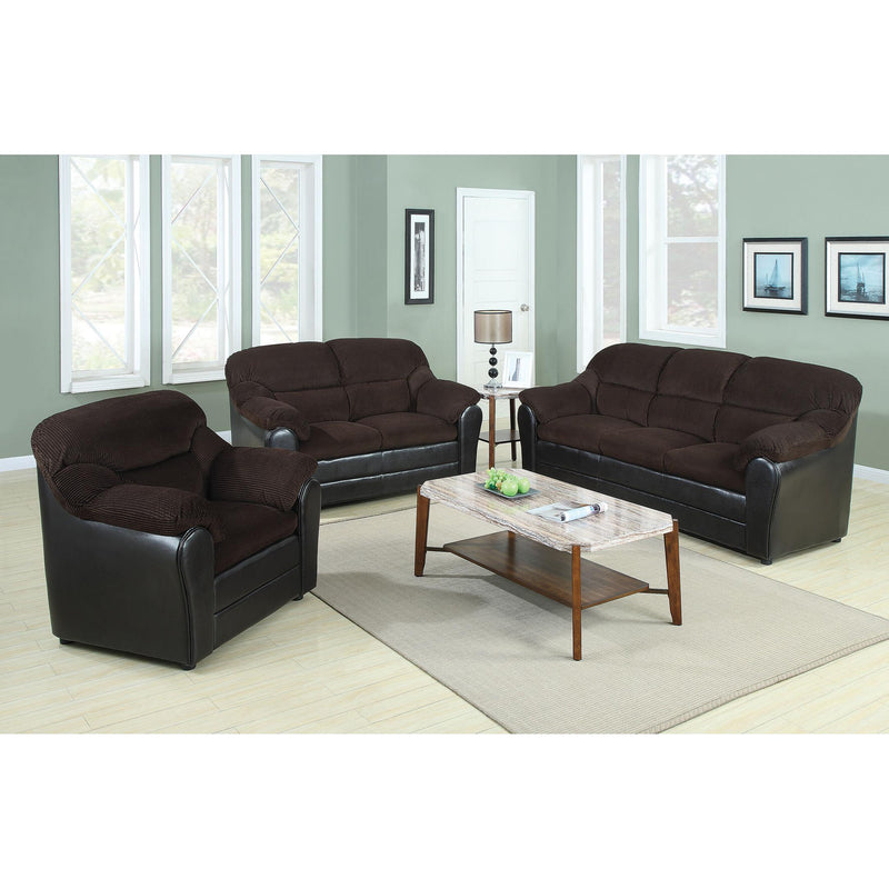 Acme Furniture Connell Stationary Fabric Sofa 15975 IMAGE 2