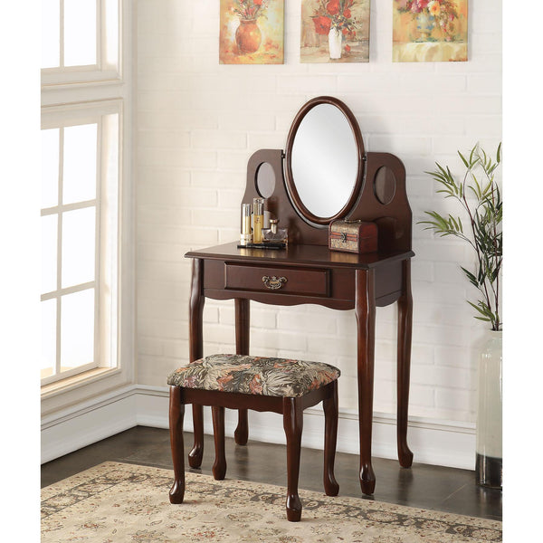 Acme Furniture Aldine 1-Drawer Vanity Set 90211 IMAGE 1