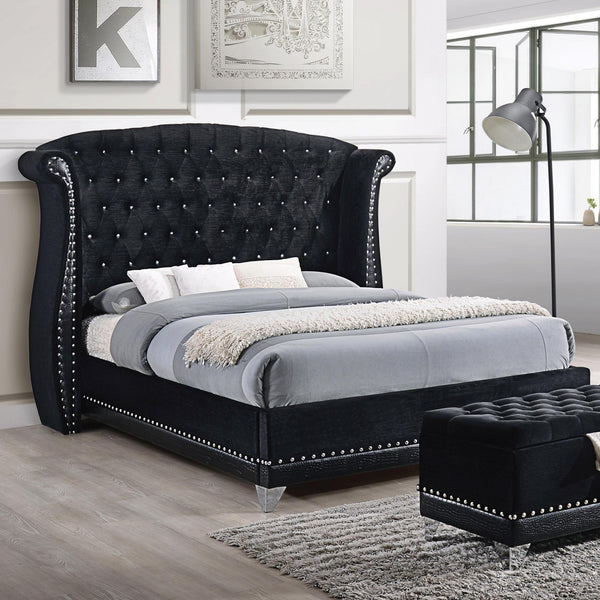 Coaster Furniture Barzini King Upholstered Bed 300643KE IMAGE 1