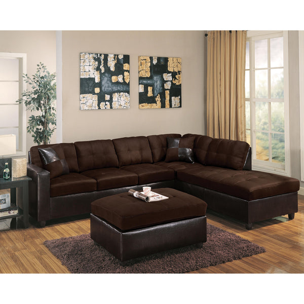 Acme Furniture Milano Polyurethane 2 pc Sectional 51325 IMAGE 1