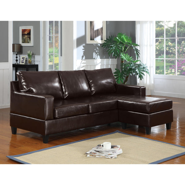 Acme Furniture Robyn Stationary Bonded Leather 2 pc Sectional 15915 IMAGE 1