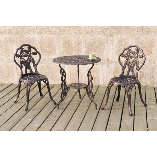 Poundex Outdoor Dining Sets 3-Piece P50205 IMAGE 1