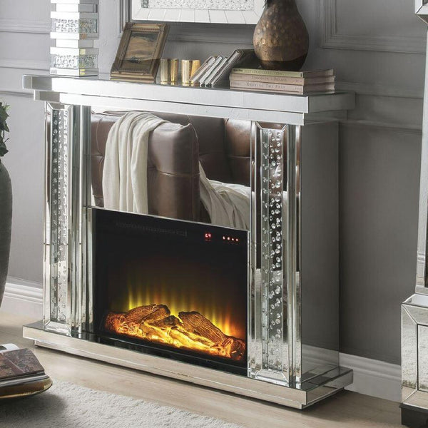 Acme Furniture Nysa Freestanding Electric Fireplace 90254 IMAGE 1