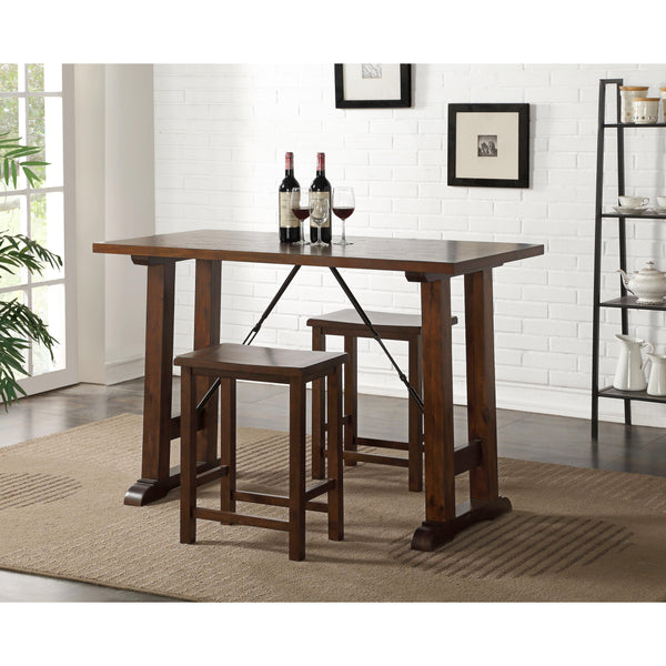Acme Furniture 3 pc Counter Height Dinette 72070 IMAGE 1