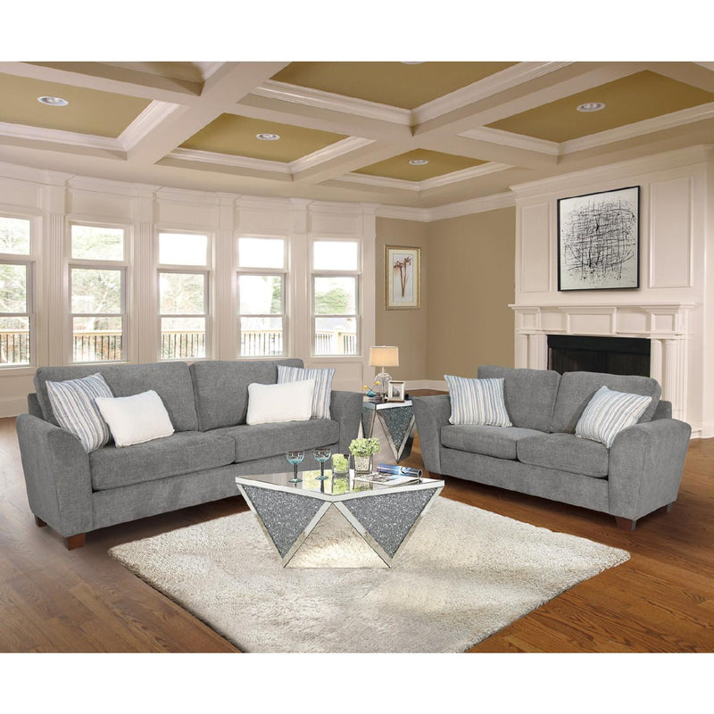 Acme Furniture Karenza Stationary Fabric Loveseat 55156 IMAGE 2