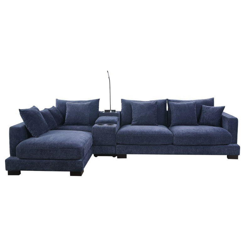 Acme Furniture Elika Fabric 3 pc Sectional 55205 IMAGE 1