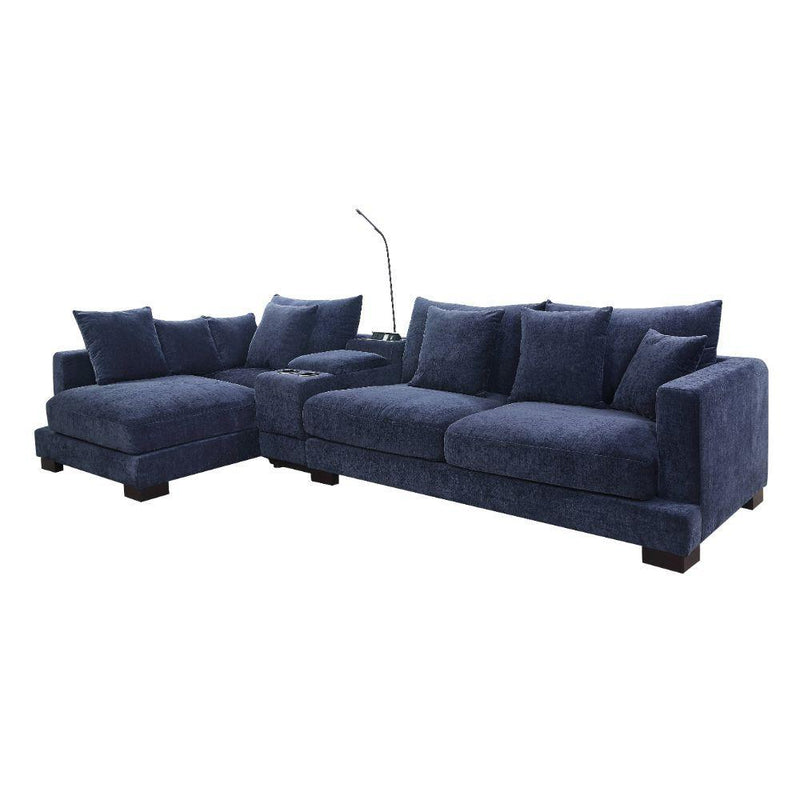 Acme Furniture Elika Fabric 3 pc Sectional 55205 IMAGE 2