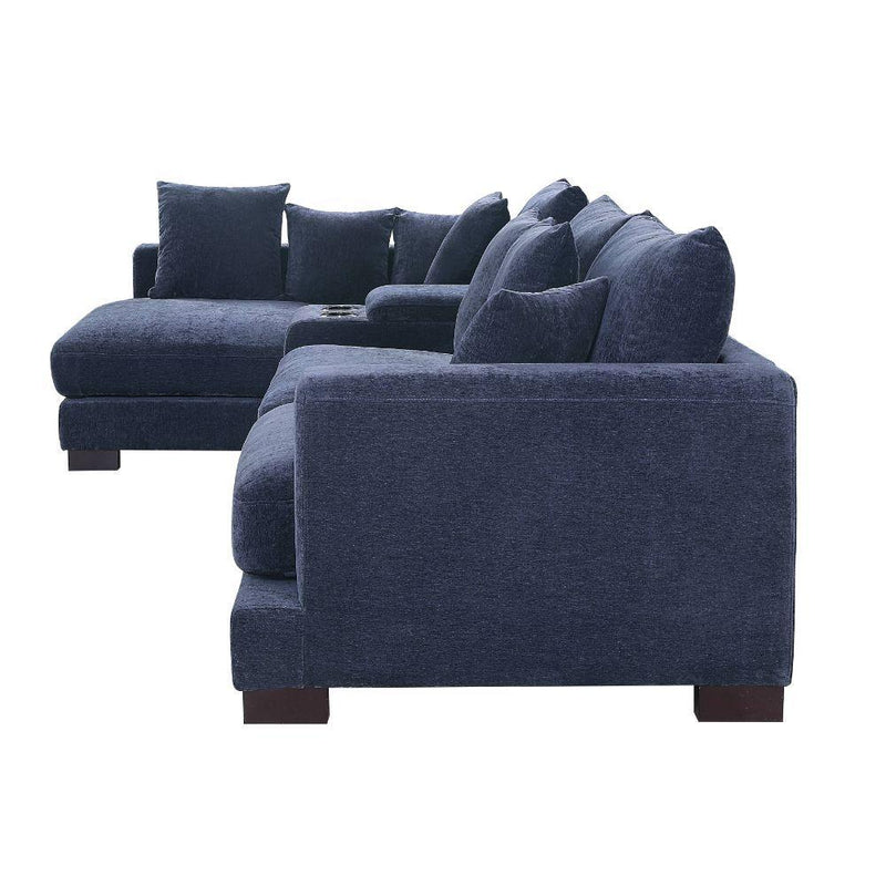 Acme Furniture Elika Fabric 3 pc Sectional 55205 IMAGE 3