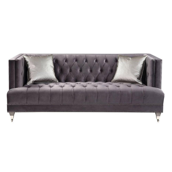 Acme Furniture Hegio Stationary Fabric Sofa 55265 IMAGE 1
