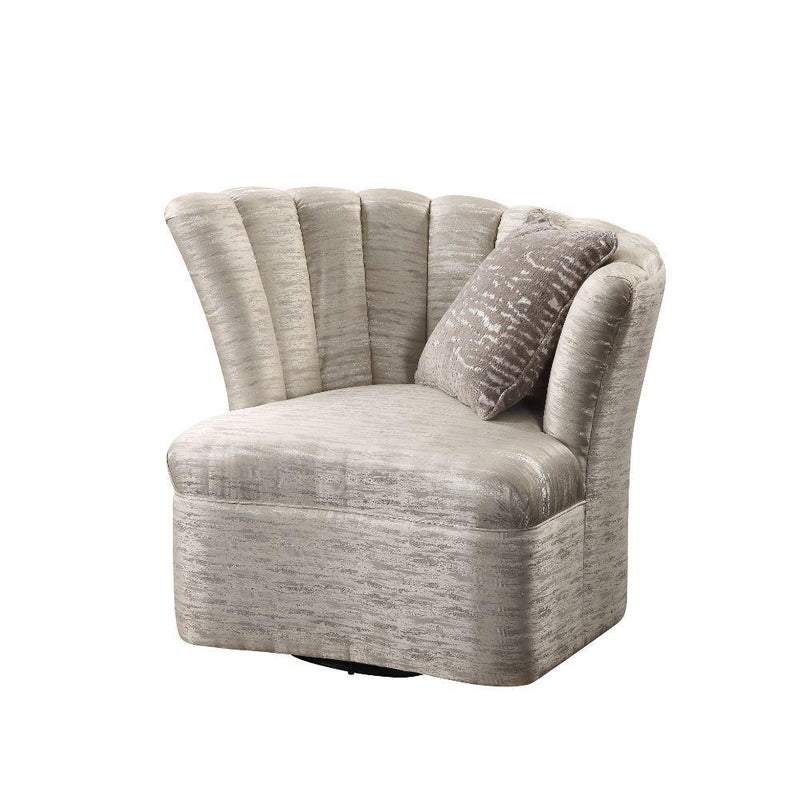 Acme Furniture Athalia Stationary Fabric Chair 55307 IMAGE 2