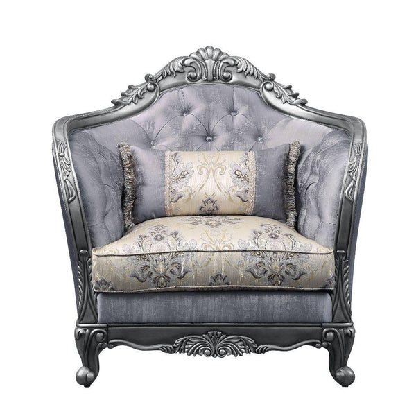 Acme Furniture Ariadne Stationary Fabric Chair 55347 IMAGE 1