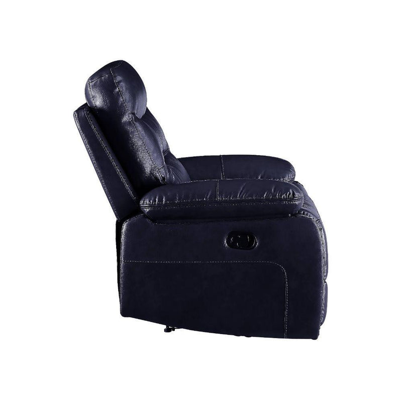 Acme Furniture Aashi Reclining Leather Match Loveseat 55371 IMAGE 4