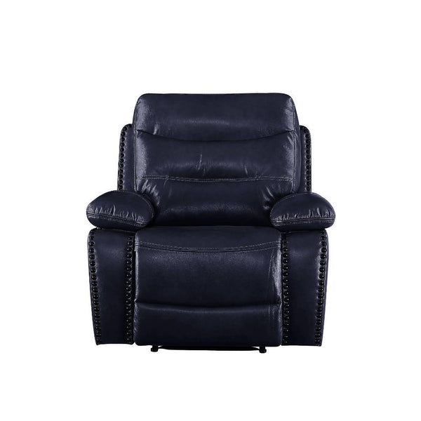 Acme Furniture Aashi Power Leather Match Recliner 55373 IMAGE 1