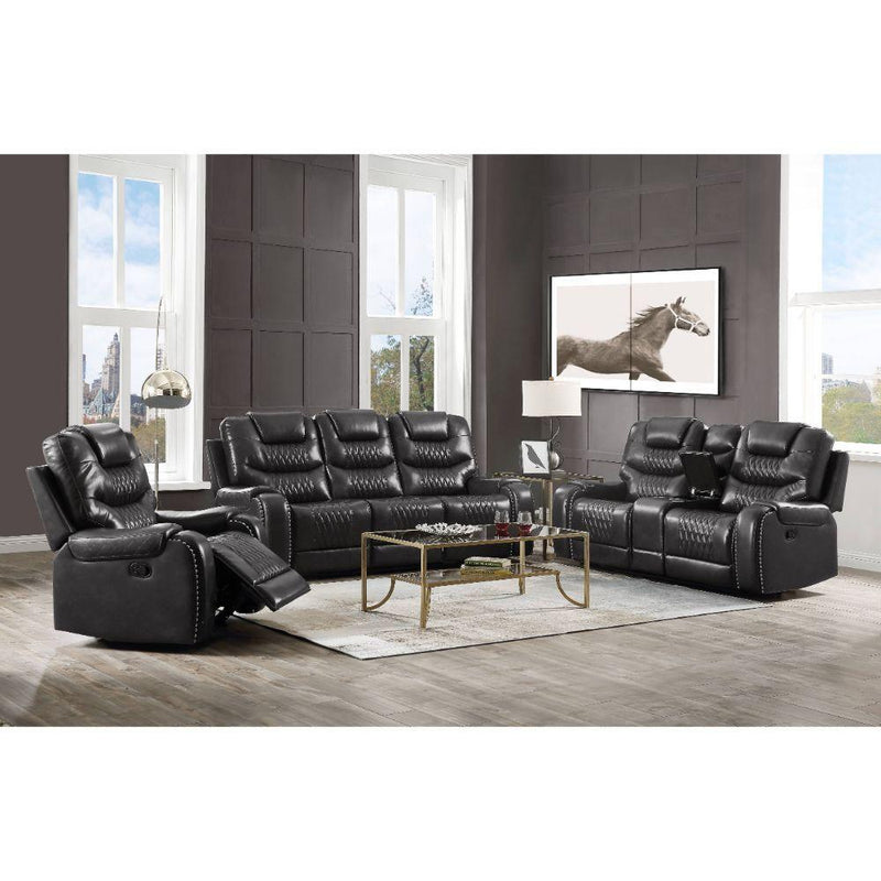 Acme Furniture Braylon Reclining Polyurethane Sofa 55410 IMAGE 7