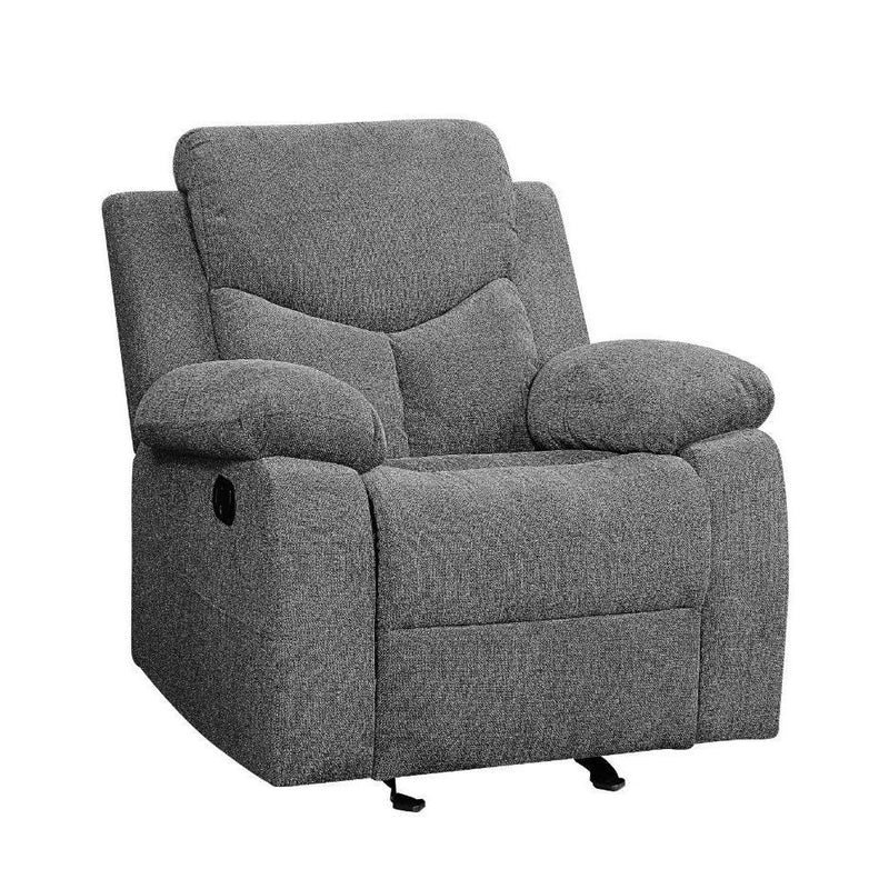 Acme Furniture Kalen Glider Fabric Recliner 55442 IMAGE 2