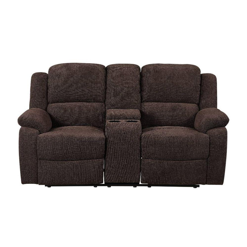 Acme Furniture Madden Reclining Fabric Loveseat 55446 IMAGE 1