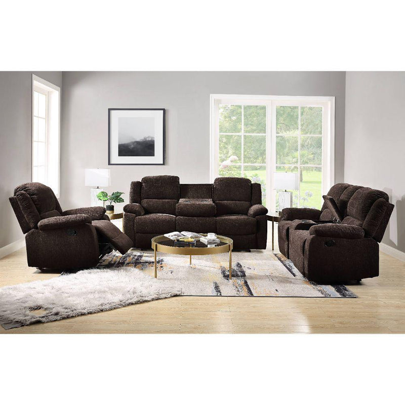 Acme Furniture Madden Reclining Fabric Loveseat 55446 IMAGE 8