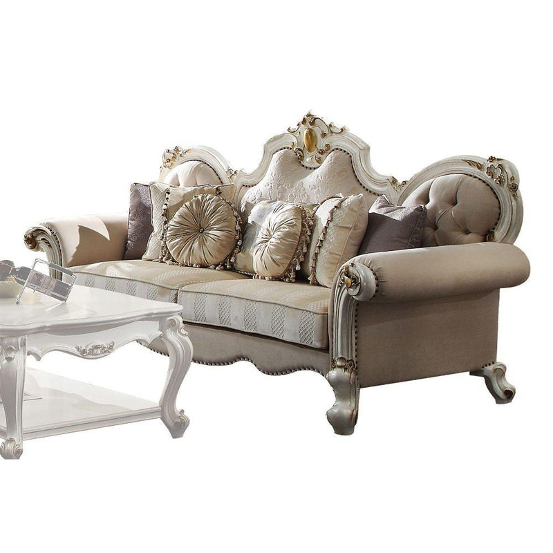 Acme Furniture Picardy Stationary Fabric Sofa 55460 IMAGE 1