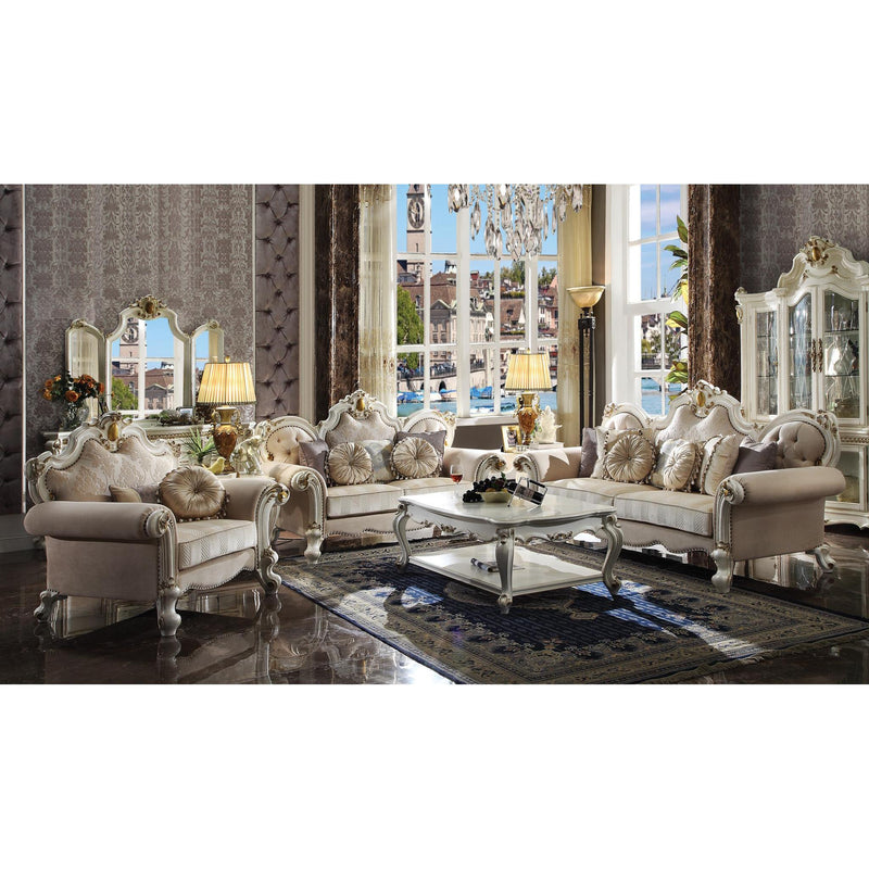 Acme Furniture Picardy Stationary Fabric Sofa 55460 IMAGE 3