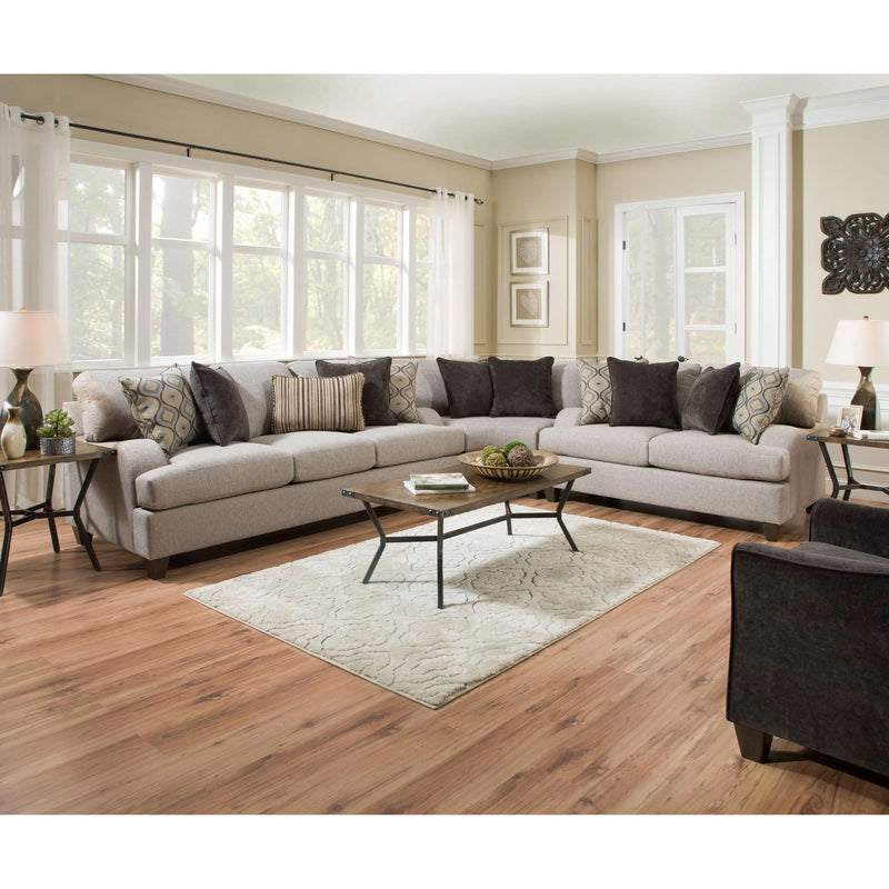 Acme Furniture Cantia Fabric 3 pc Sectional 55800/55801/55802 IMAGE 1