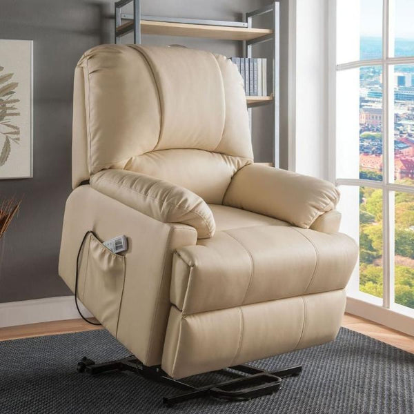 Acme Furniture Ixora Polyurethane Lift Chair with Massage 59286 IMAGE 1