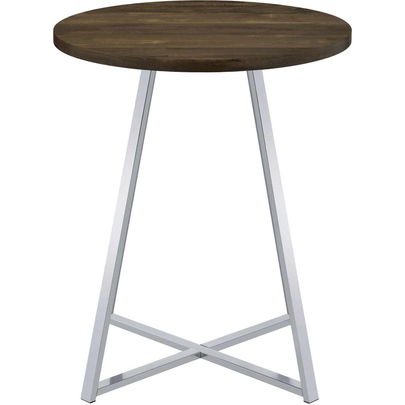 Coaster Furniture Round Pub Height Dining Table with Pedestal Base 183516 IMAGE 2